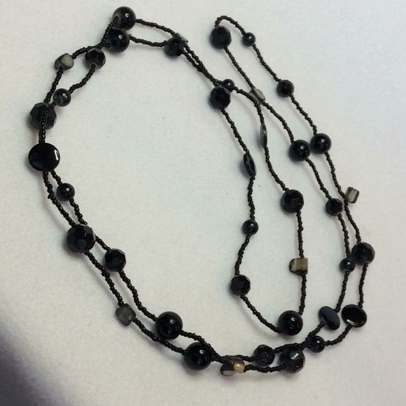 FINAL SALE PRICE Classic Black Necklace Set - Picture 6 of 9